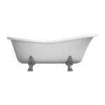 OMNIRES - ATENA COMFORT M+ volně stojící vana, 168 x 76 cm, bílý lesk ATENA168BP