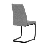Jídelní židle, šedá, látka, DCL-438 GREY2