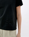 Tričko Thinking MU Sol Type Ida T-Shirt BLACK