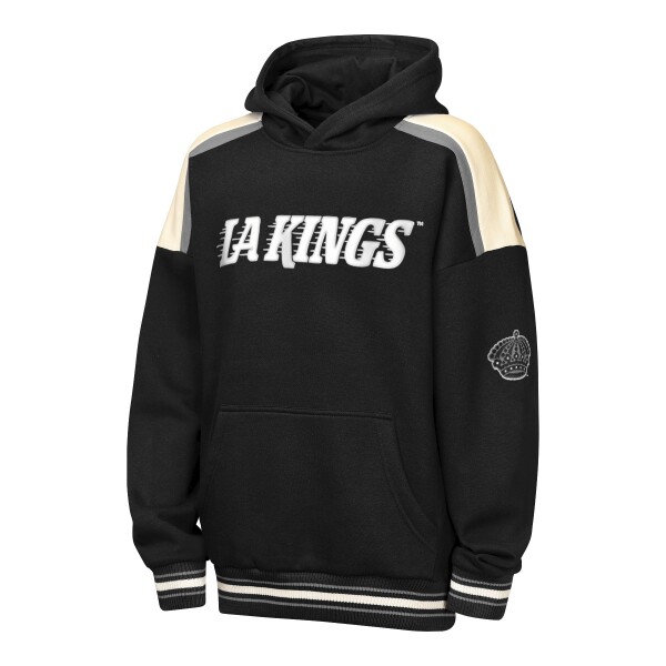 Outerstuff Dětská mikina Los Angeles Kings NHL Camaraderie Oversized Colorblock Fleece Velikost: Dětské S (122 – 134)