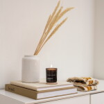 Skandinavisk HYGGE 65 g - SKANDINAVISK Vonná svíčka ve skle HYGGE Gold (útulno) 65 – speciální edice g, hnědá barva, sklo