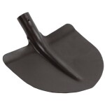 Lopata srdcovka, bez násady, černá ENPRO