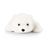 Plyšový medvěd LazyAnimals bílý 29 cm