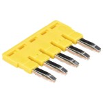 Weidmüller Z-series, Accessories, Cross-connector, For the terminals, No. of poles: 2 ZQV 2.5/2 1608860000-60 žlutá 60 ks