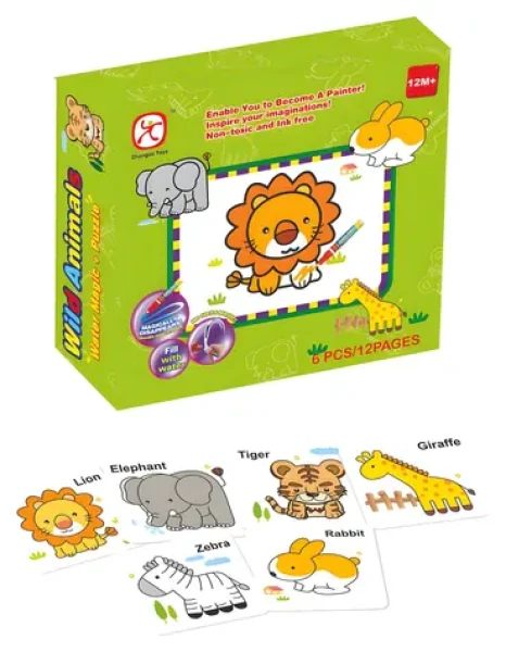 MAC TOYS Vybarvovací puzzle Zvířátka