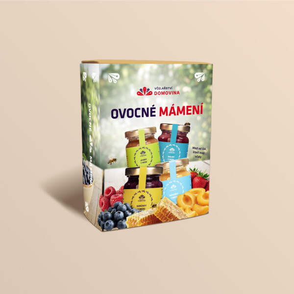 Včelařství Domovina Ovocné mámení dárková čtyřka