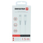 Swissten TPE USB-C/USB-C 5A 100W 1,5 m bílý 71506520