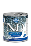 N&D DOG OCEAN Adult Sea Bass & Squid 285g