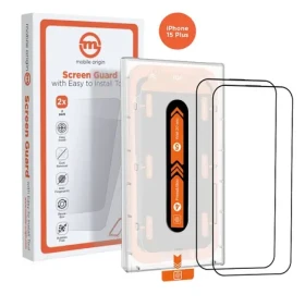 Mobile Origin Orange Screen Guard ochranné sklo pro Apple iPhone 15 Plus s aplikátorem / 2 ks (SGA-F-i15Plus-2pk)
