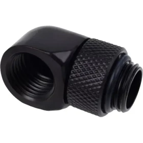 Alphacool Eiszapfen 90° L-angle adapter short 1/4" černá (17248)