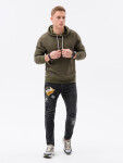 Pánská mikina Ombre Hoodie B979 Olive