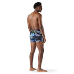 Pánské merino boxerky SMARTWOOL Men's Merino Print Boxer Brief Boxed, Blue Summit Sector velikost: L