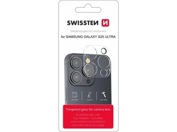 SWISSTEN ochranné sklo na čočku fotoaparátu pro SAMSUNG S938B GALAXY S25 ULTRA 5G (94500123)