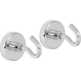 STREND PRO 2121009 Magnet s věšákem, 32mm, max. 28kg, extra silný, bal. 2ks