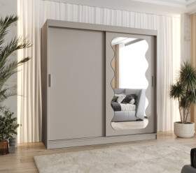 Šatní skříň Abi Spoti Rozměry: 200 cm, Barva korpusu + barva dveří: Kašmír + Kašmír