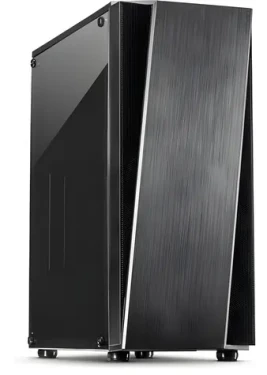 Inter-Tech T-11 TELEVEN černá / Počítačová skříň / Midi-Tower / ATX / akrylové okno / 3× 120mm přední ventilátory (88881324)