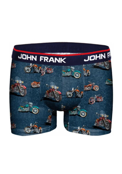 Pánské boxerky John Frank JFBD284 Modrá