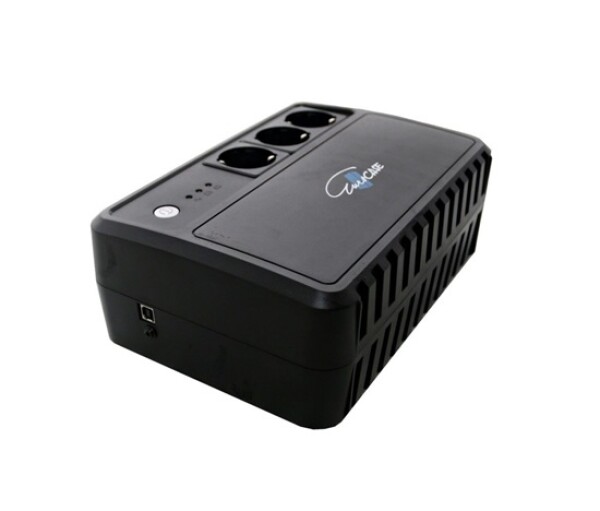 EUROCASE UPS EA200PRO+ 600VA pure sine wave (3x zásuvka) EDF_522310