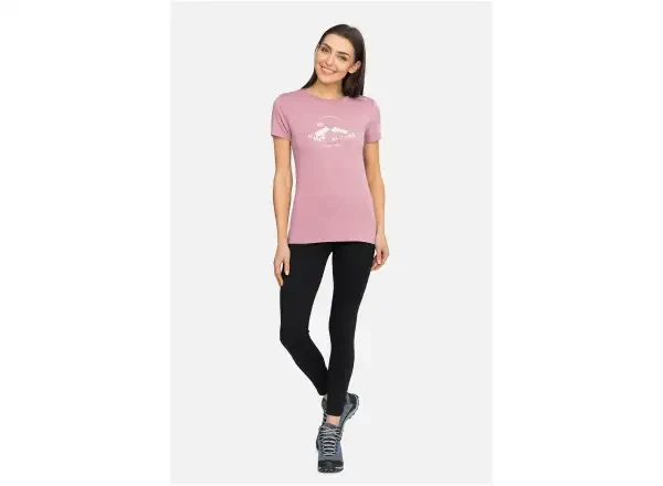 Viking Dámské tričko z bambusu LENTA BAMBOO LIGHT LADY Růžová Bílá - Viking Lenta Lady dámské triko krátký rukáv Pink/Fuchsia