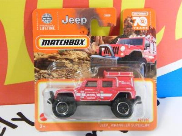 3/23 - JEEP WRANGLER SUPERLIFT - MATCHBOX