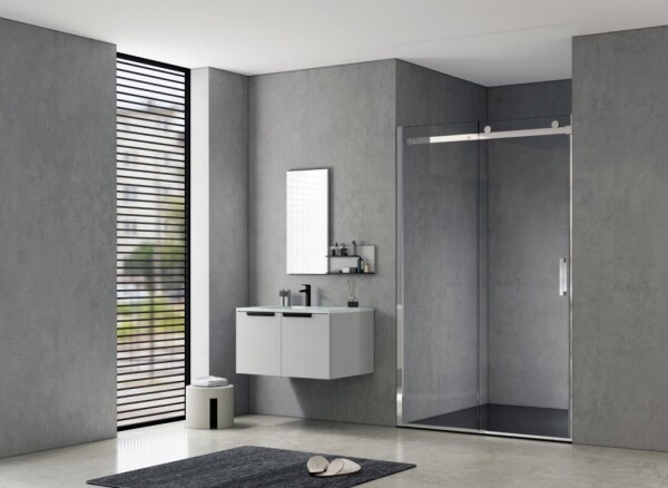 HOPA - Sprchové dveře BELVER CHROM NEW - Barva rámu - Chrom/Leštěný hliník (ALU), Rozměr A - 120, Směr zavírání - Univerzální Levé / Pravé, Výplň - Čiré bezpečnostní sklo - 8 mm BCBELV12CCN