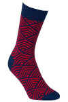 Vzorované pánské ponožky PERFECT MAN-CASUAL černá 42-44