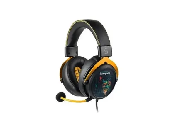 A4tech Bloody M595 Renegade Midnight / Herní sluchátka s mikrofonem / USB / Cmedia CM6646 / kabel 230 cm (A4TSLU47738)
