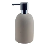 Spirella GEMMA dávkovač mýdla hnědo-šedý / keramika / 500 ml (7610583202994)