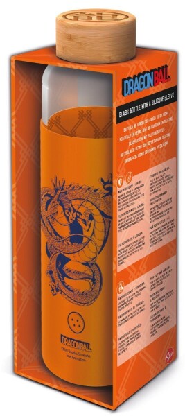 Láhev na pití skleněná s návlekem Dragon Ball 585 ml - EPEE