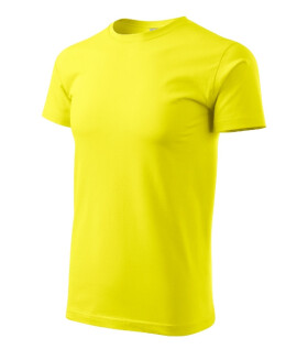 Heavy New tričko unisex citronová S