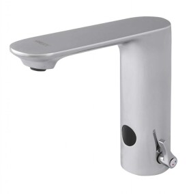 SANELA - Senzorové baterie Elektronická umyvadlová baterie, napájení 24 V DC, chrom SLU 63