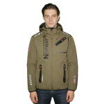 Geographical Norway Softshellová bunda Royaute DB 068 M WY1997H/GN-Kaki / Black s