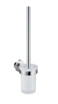 JIKA - Mio Style WC štětka nástěnná s držákem, sklo/chrom H3842F10040001