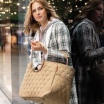 Nákupní taška Reisenthel Loopshopper L Frame Rhombus ginger