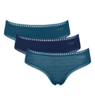 Sloggi GO Crush Hipster C3P - Turquoise - SLOGGI Turquoise - SLOGGI TURQUOISE XXL