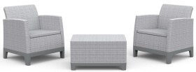 KETER SCANDI FORMA BALCONY - Ash grey/Storm grey