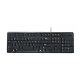 DELL klávesnice standard / Quietkey / Azerty / Francouzská / USB / Drátová / černá (580-13202)