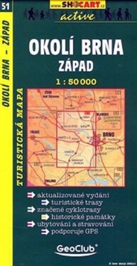 SC 051 Okolí Brna západ 1:50 000