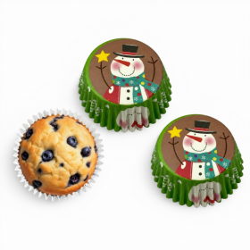 Dortisimo Košíčky na muffiny zelené s vánočními motivy (75 ks)