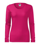 Slim triko dámské malinová 2XL