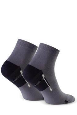 Pánské vzorované ponožky 054 šedá 38-40