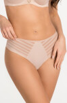 Dámské kalhotky brazilky Gorsenia K 812/1 Yoko S-2XL béžová S