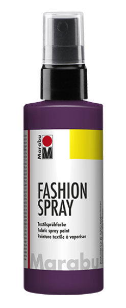 Barva na textil ve spreji Marabu Fashion Spray 100 ml - lilek 039
