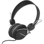 Esperanza EH148K Sensation černá / stereo sluchátka / 3.5 mm jack / ovládání hlasitosti / 3 m (EH148K)