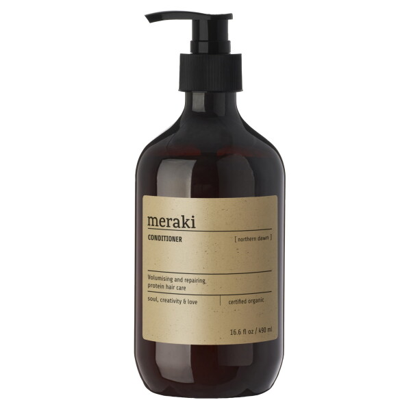Meraki Vlasový kondicionér pro objem a výživu Northern Dawn 490 ml, hnědá barva, plast