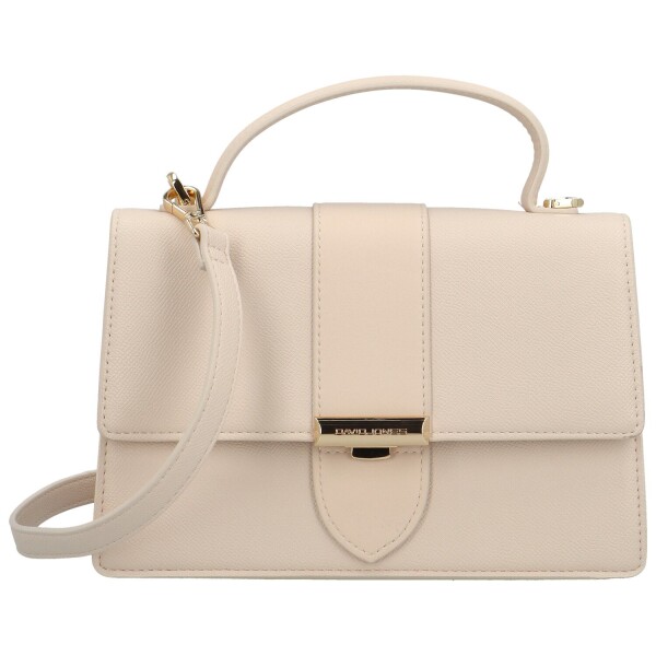 Módní dámská koženková kabelka do ruky Maella, světle růžová