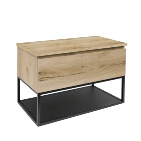 Koupelnová skříňka s krycí deskou SAT B-Way dub mat BWAY100OAKDESK BWAY100OAKDESK