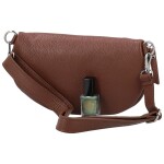 Trendy dámská kožená kabelko-ledvinka Arwel, hnědá