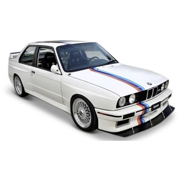 Bburago Plus BMW 3 Series M3 1988 White 1:24