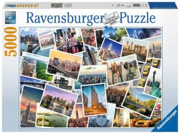 Ravensburger New York nikdy nespí 5000 dílků